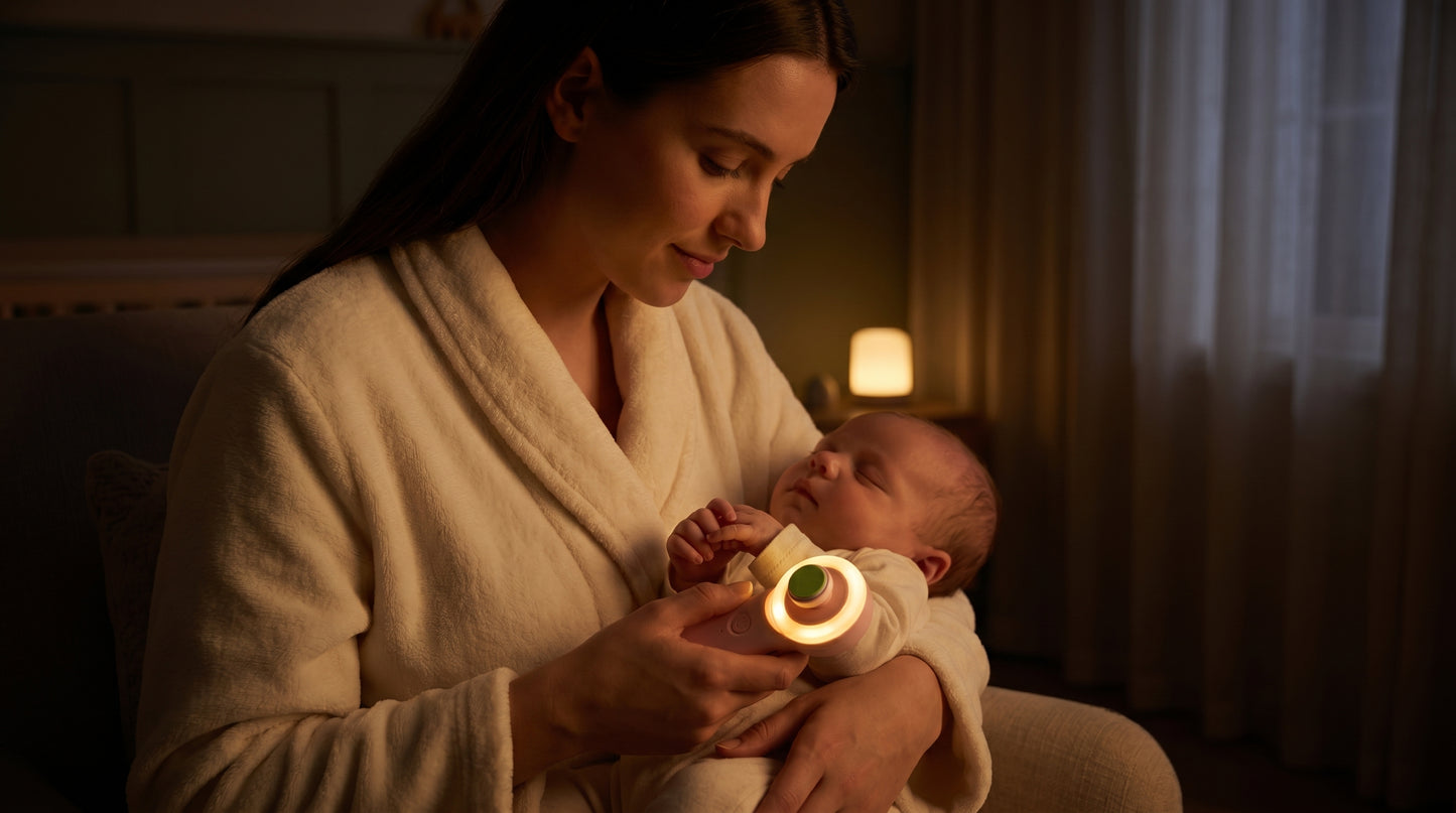 WhisperGlow™ Rechargeable Baby Nail Trimmer